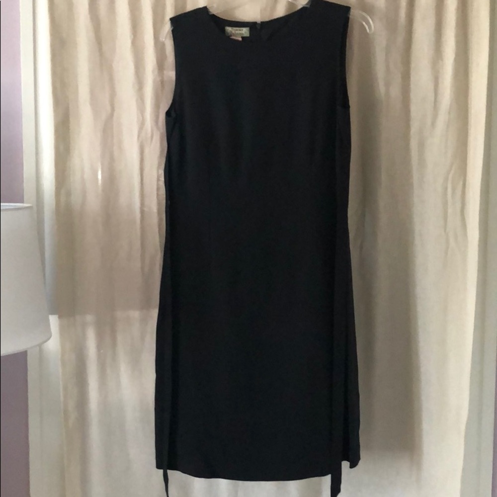 Black Silk Tommy Bahama Knee Length Dress
